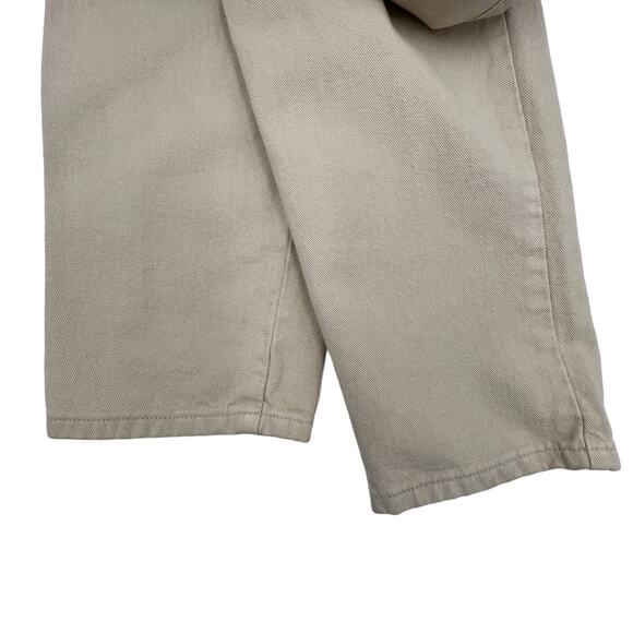 Vintage 90s Levi’s 550 Relaxed Fit Tapered Leg Ecru Denim High Rise Irregular - Picture 7 of 10